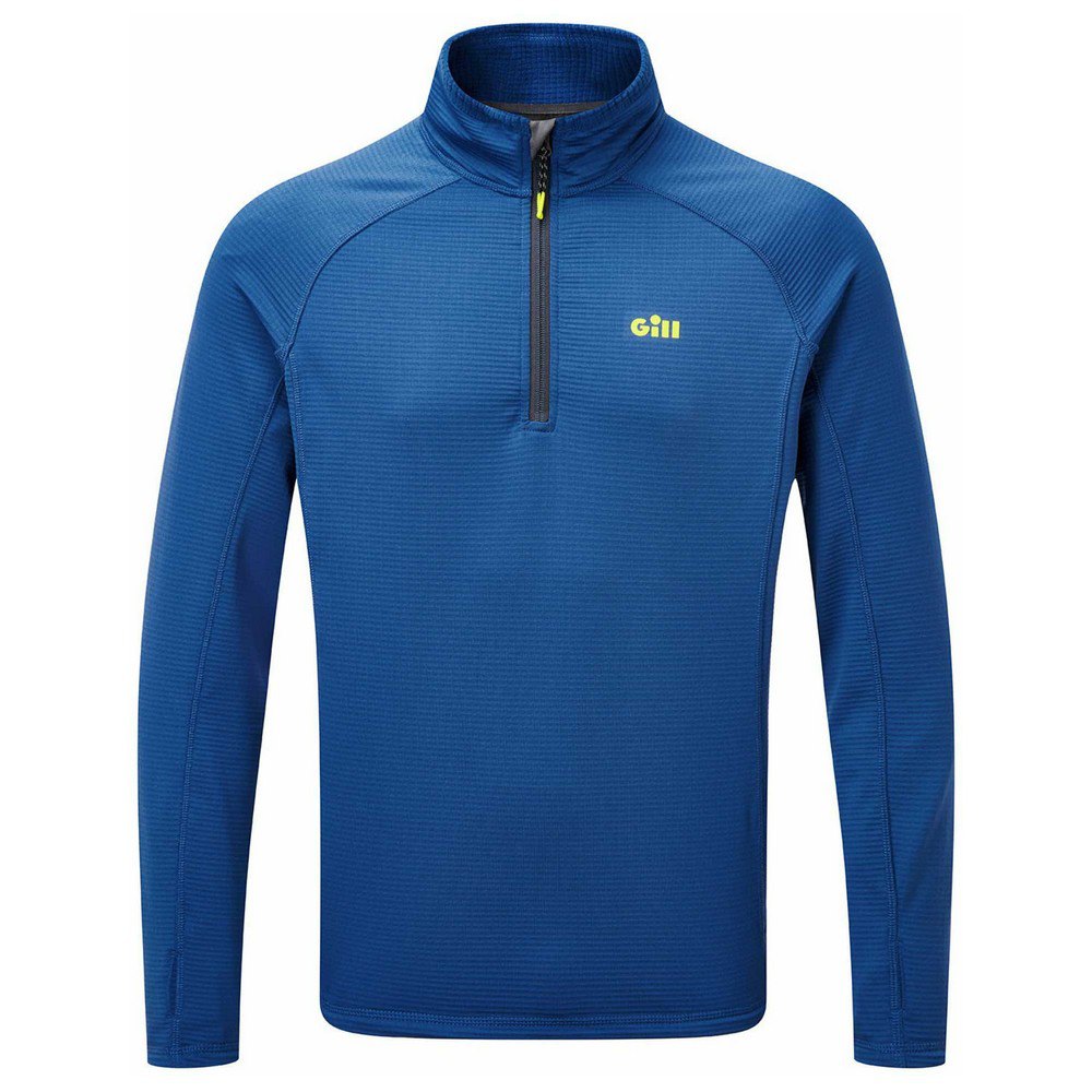 Купить Gill 1081-BLU42-XL Толстовка Толстовка OS Thermal Zip Neck Голубой Atlantic Blue XL 7ft.ru в интернет магазине Семь Футов