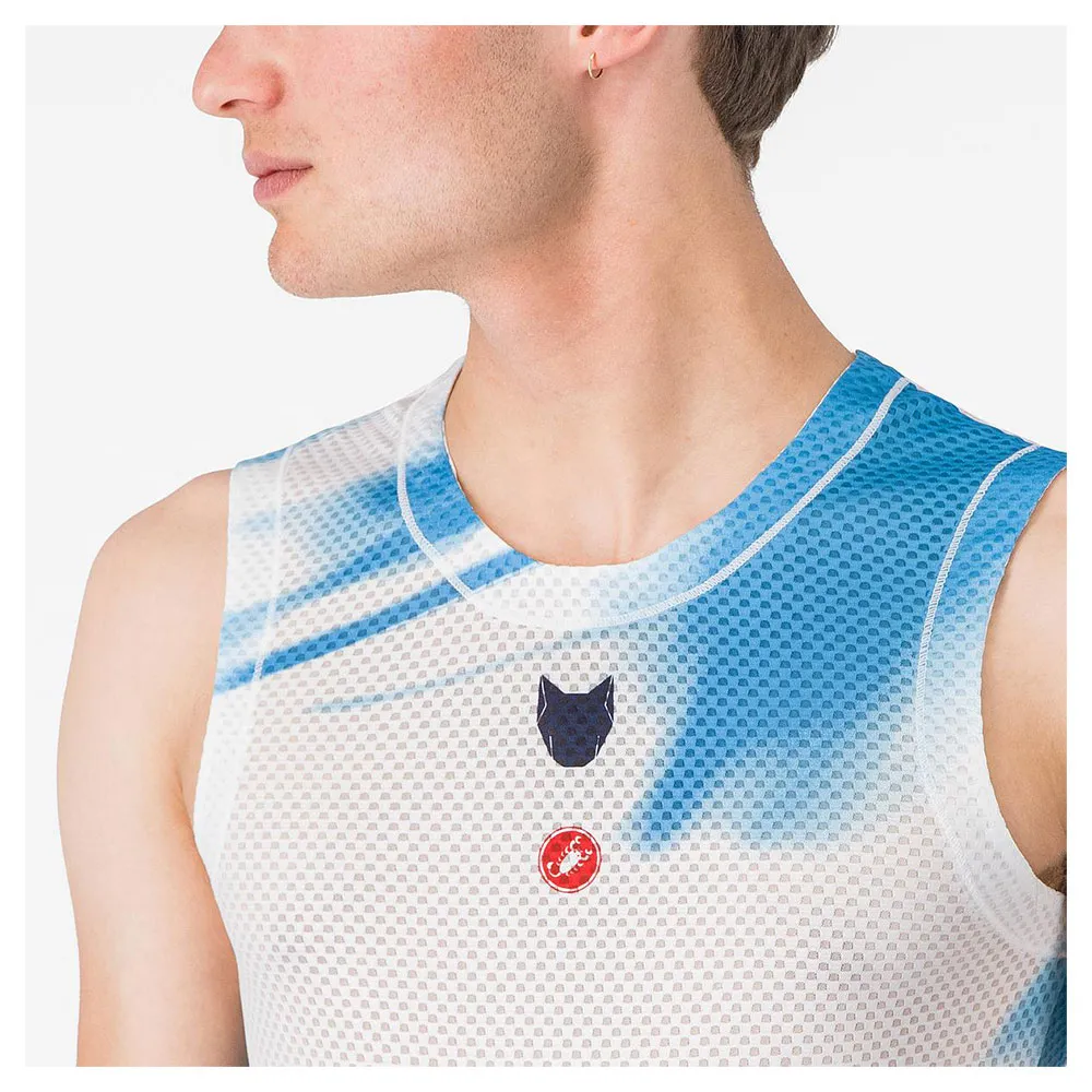Купить Castelli 4232096-104-XXL Базовый слой с коротким рукавом Pro Mesh White / Light Blue 2XL 7ft.ru в интернет магазине Семь Футов