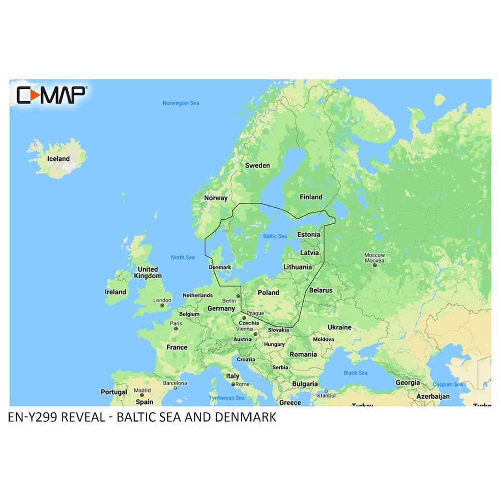 Купить C-map M-EN-Y299-MS Балтийское море Skagerrak Морская карта Финского залива Multicolor 7ft.ru в интернет магазине Семь Футов