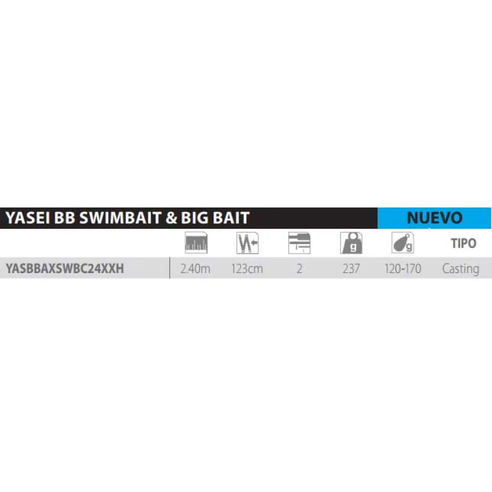 Купить Shimano fishing YASBBAXSWBC24XXH бейткастинговое удилище Yasei BB Swimb Серебристый Black 2.40 m 7ft.ru в интернет магазине Семь Футов
