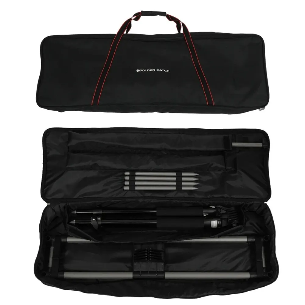 Купить Golden catch 6730006 Род-под Super Strong 3/4 Grey / Black 80x14x25 90-125 x 40-110 cm 7ft.ru в интернет магазине Семь Футов