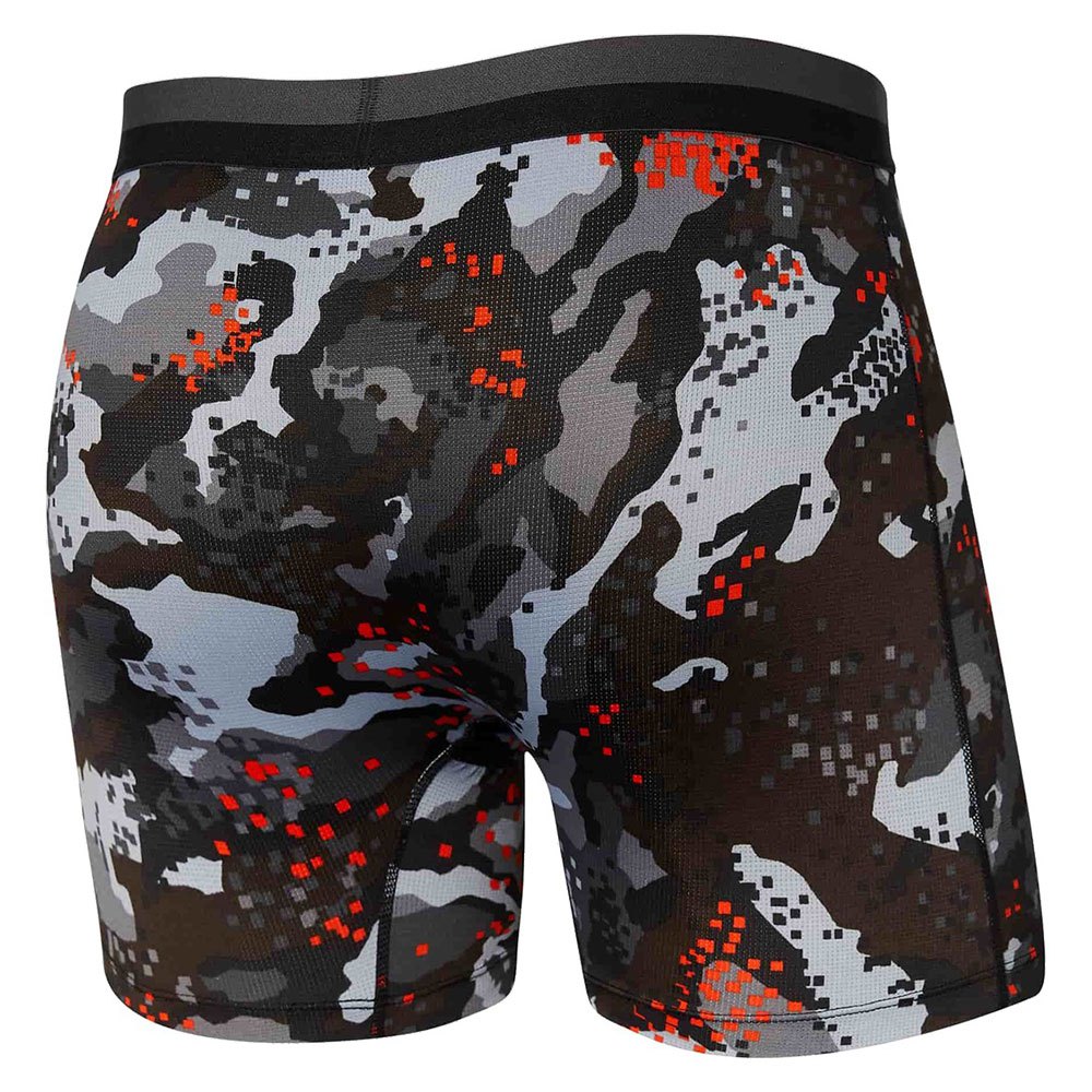 Купить SAXX Underwear SXBB12F.DQC.L Боксёр Sport Mesh Fly Серый  Graphite Digi Quake Camo L 7ft.ru в интернет магазине Семь Футов