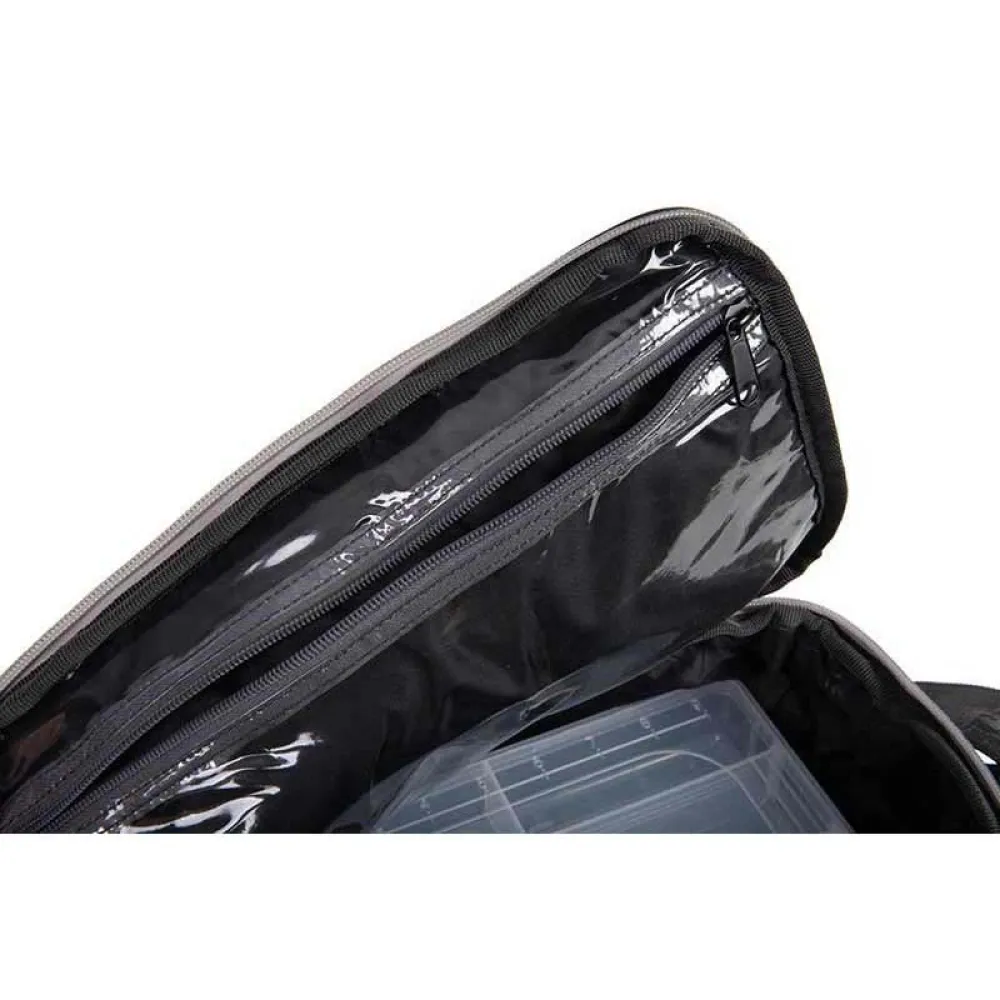 Купить Fox rage nlu151 Сумка для рыболовных снастей Camo Voyager Medium Black Camo 40x30x25 7ft.ru в интернет магазине Семь Футов