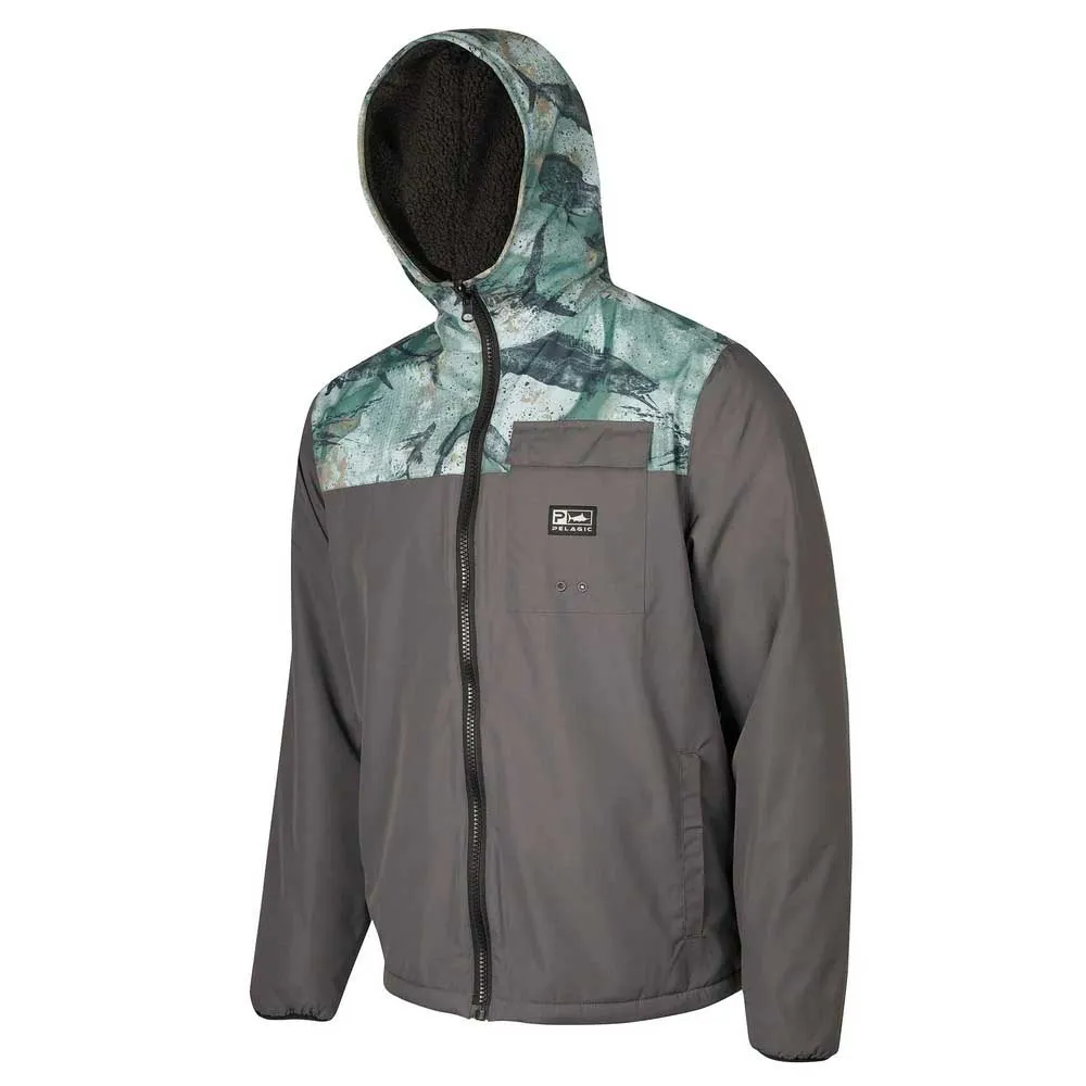 Купить Pelagic 1051223001-gra-s Куртка Lunker Reverse Sherpa Graphite 60x40x25 7ft.ru в интернет магазине Семь Футов