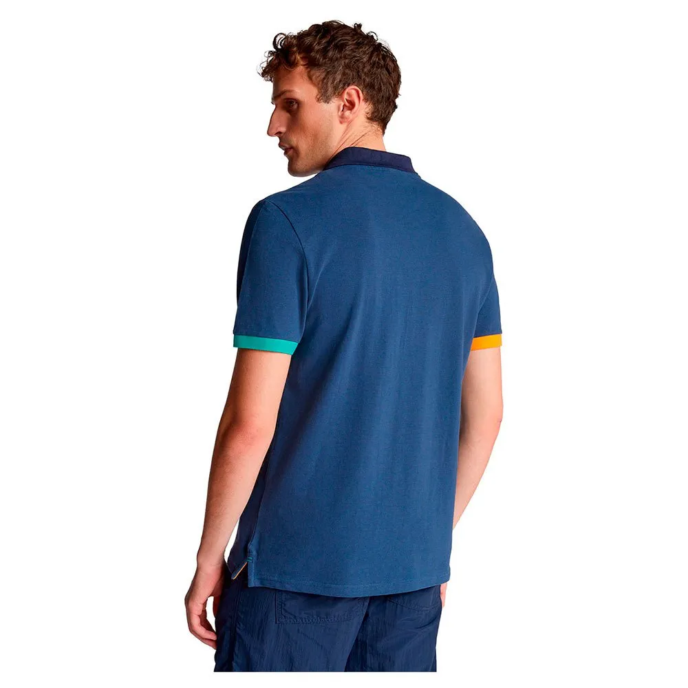 Купить North sails 692356-0787-4 Поло с короткими рукавами 692356 Logo Голубой Dark Denim L 7ft.ru в интернет магазине Семь Футов