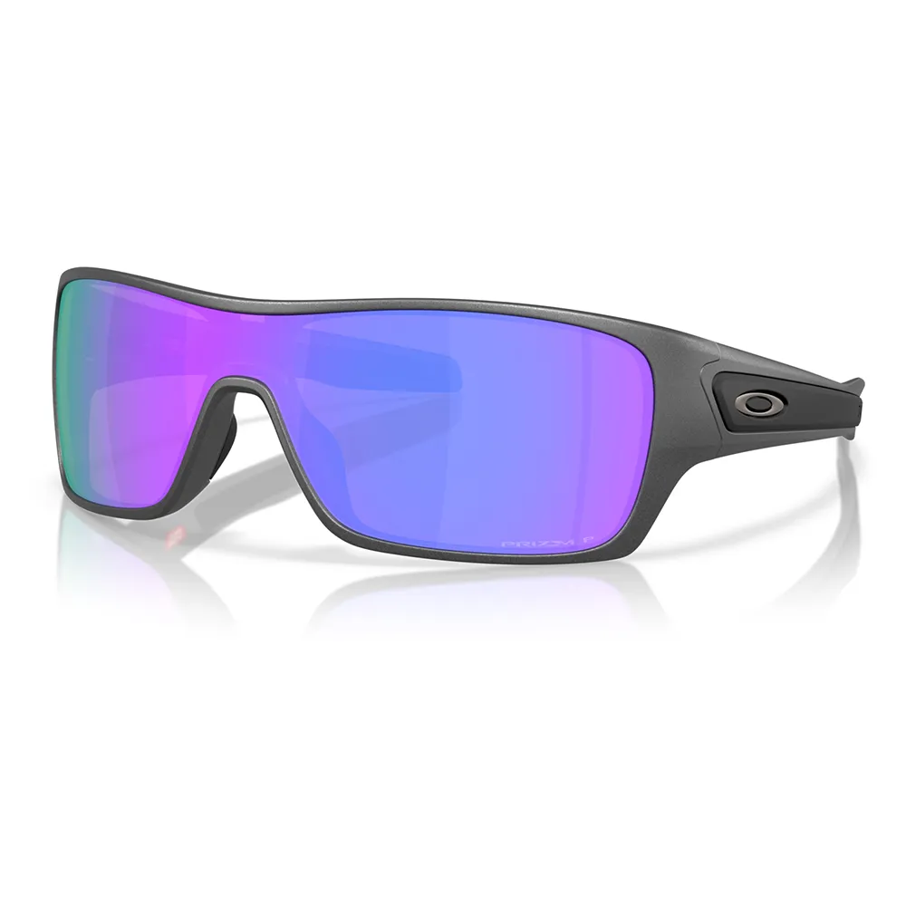 Купить Oakley OO9307-3132-0 поляризованные солнцезащитные очки Turbine rotor Бесцветный Matte Steel Prizm Violet Polar/CAT3 7ft.ru в интернет магазине Семь Футов