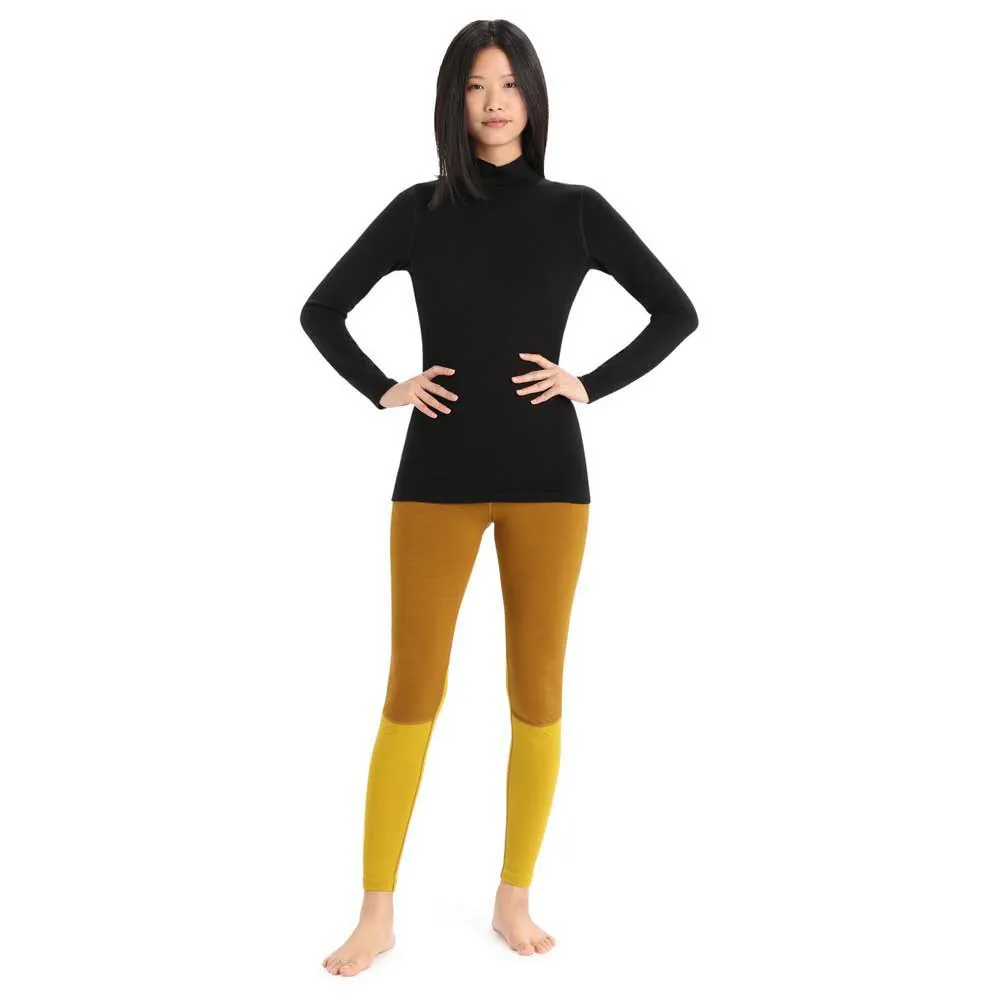 Купить Icebreaker 0a56if001xl Базовый слой с длинным рукавом 260 Tech Turtleneck Black 30x25x2 7ft.ru в интернет магазине Семь Футов