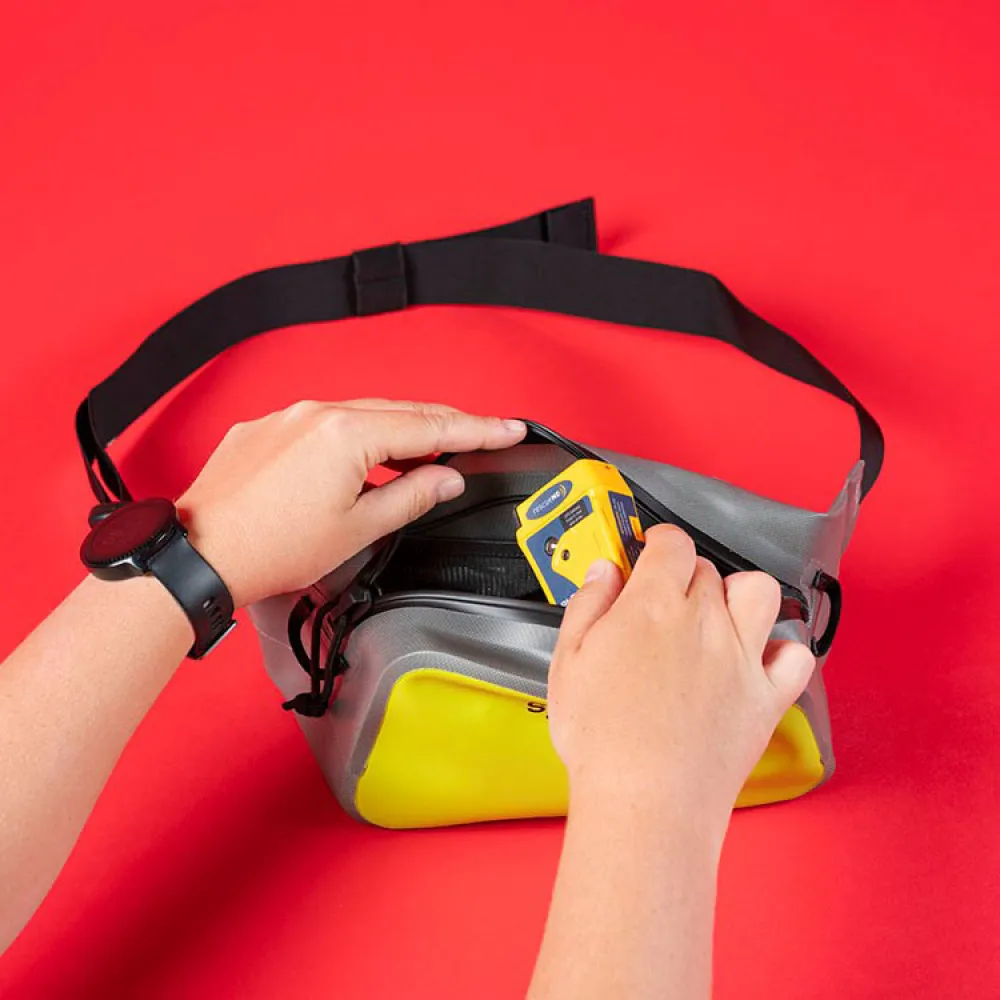 Купить Spinlock dw-pbw/2cy поясная сумка 2L WP Grey / Citrus Yellow 10x10x10 7ft.ru в интернет магазине Семь Футов