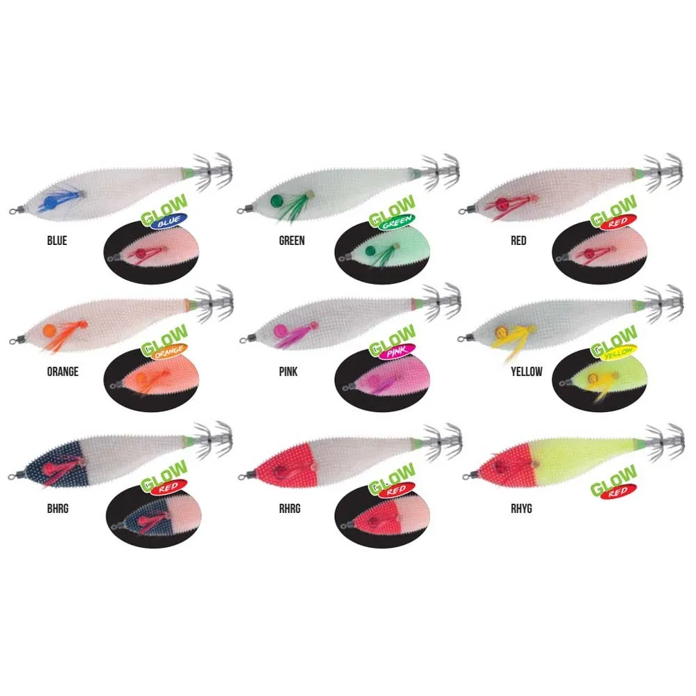 Купить Jatsui D4602868 Кальмарница Rush Sutte Rubber Glow 1.5 5.8g 55 mm RHYG 7ft.ru в интернет магазине Семь Футов