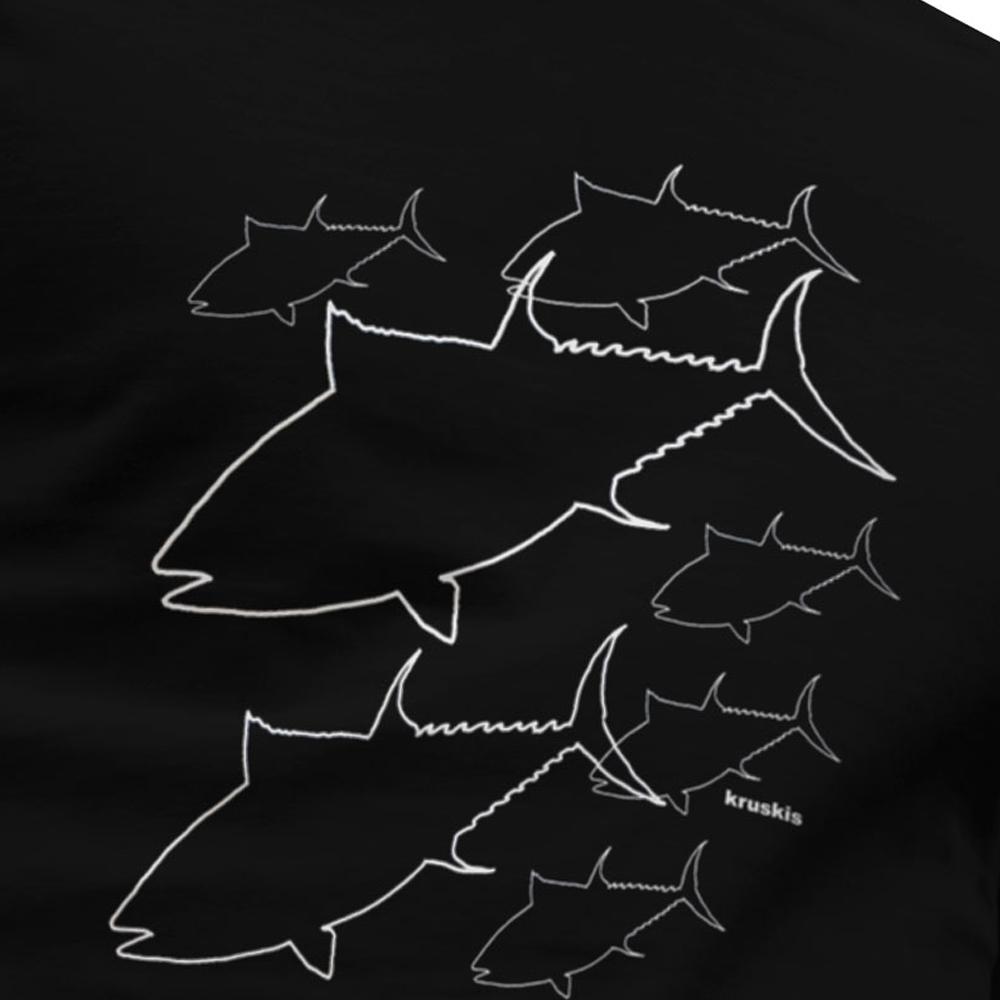 Купить Kruskis CA65500502K033 Футболка с коротким рукавом Tuna Черный Black 2XL 7ft.ru в интернет магазине Семь Футов