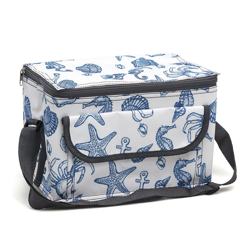 Купить Atosa 77588 26x16x18 Cm 7.5L Heat Seal Print сумка-холодильник Blue 7ft.ru в интернет магазине Семь Футов