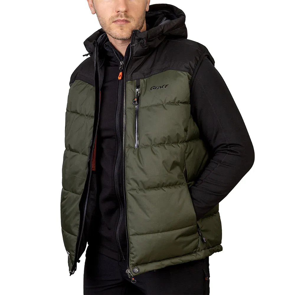 Купить Graff 445-o-m Жилет Primaloft® Quilted 445-O Black / Olive 30x20x5 7ft.ru в интернет магазине Семь Футов