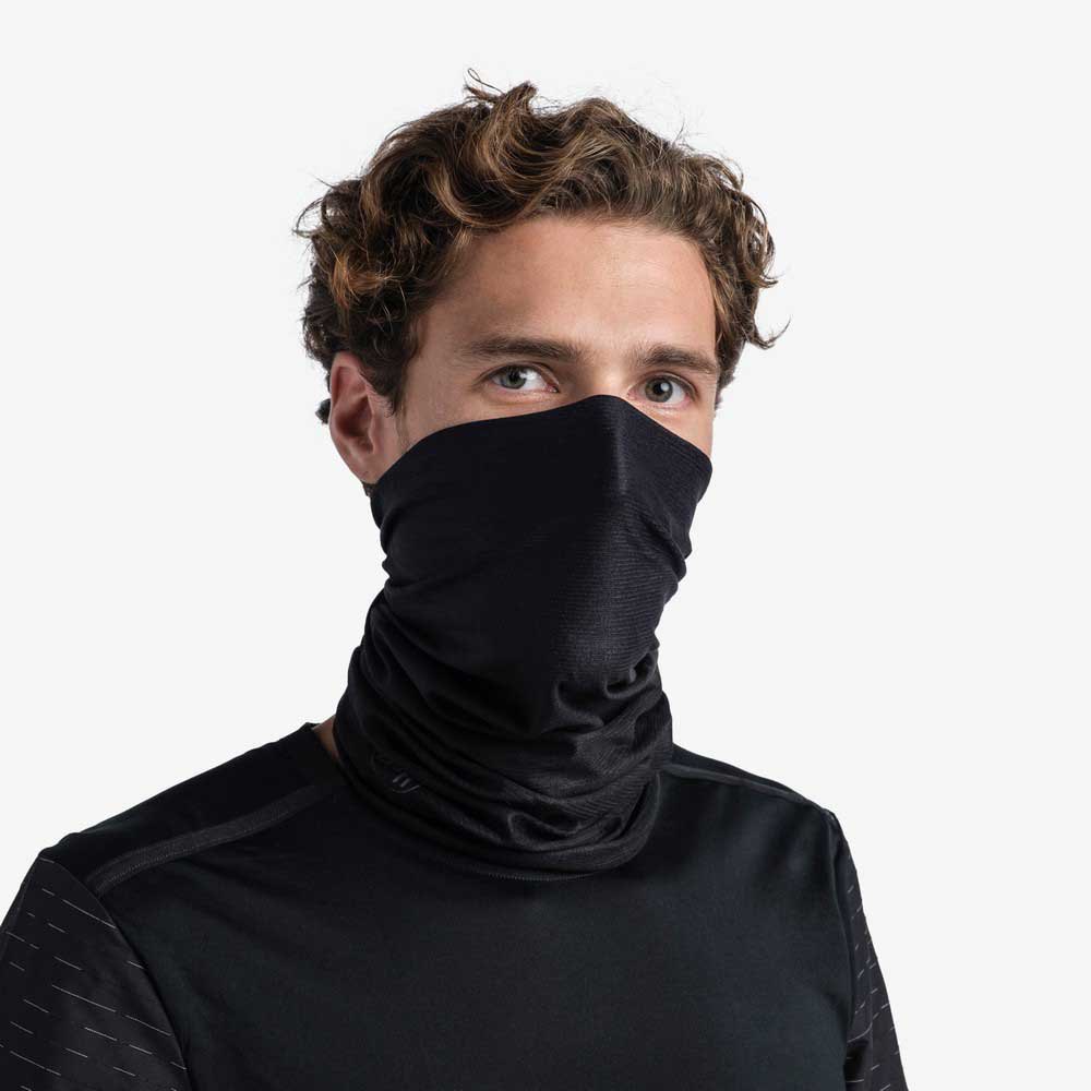Купить Buff ® 119328.999.10.00 Шарф-хомут Coolnet UV Solid Черный Solid Black 7ft.ru в интернет магазине Семь Футов