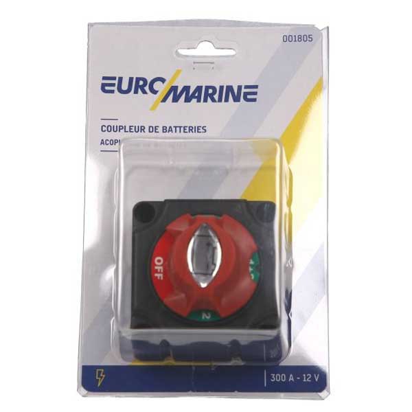 Купить Euromarine 001805 300-500A Переключатель батареи Оранжевый Black 7ft.ru в интернет магазине Семь Футов