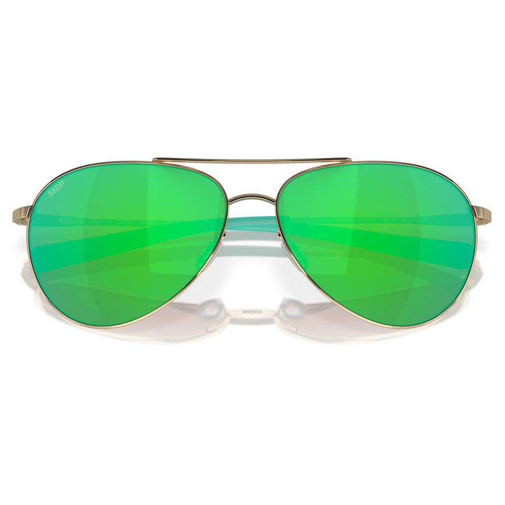Купить Costa 06S6003-60030558 Зеркальные поляризованные солнцезащитные очки Piper Shiny Gold Green Mirror 580P/CAT2 7ft.ru в интернет магазине Семь Футов