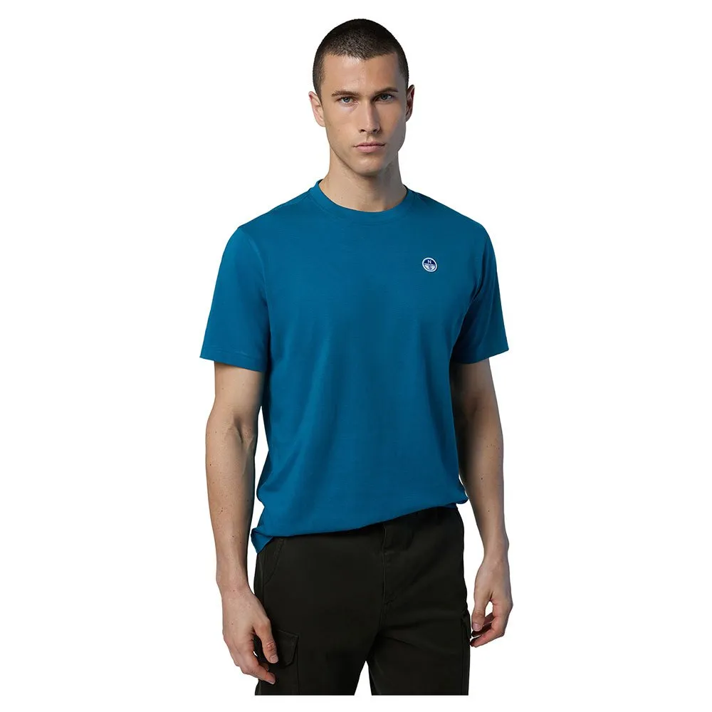 Купить North sails 692970-0459-M Футболка с коротким рукавом Basic Bollo Голубой Water Green M 7ft.ru в интернет магазине Семь Футов