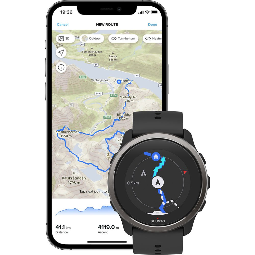 Купить Suunto SS050726000 5 Peak Черный  Black 7ft.ru в интернет магазине Семь Футов