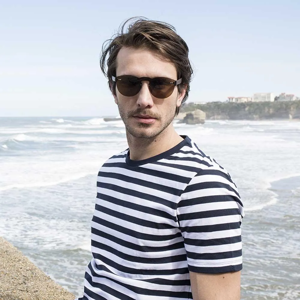 Купить Ocean sunglasses 21.3 поляризованные солнцезащитные очки Ibiza Коричневый Space Flat Brown Space Flat Brown/CAT3 7ft.ru в интернет магазине Семь Футов