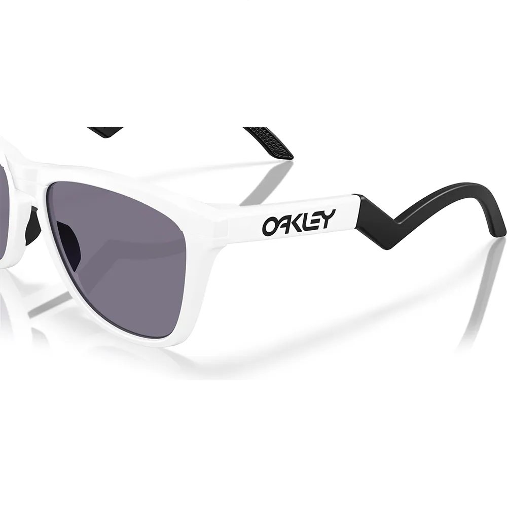 Купить Oakley OO9289-0855-55 Солнцезащитные очки Frogskins hybrid Бесцветный Matte White Prizm Grey/CAT3 7ft.ru в интернет магазине Семь Футов