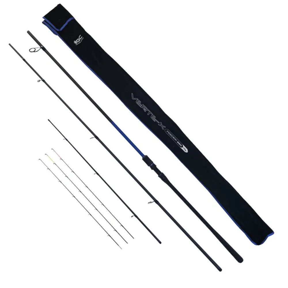 Купить Golden catch 2039080 карповая удочка Verte-X Feeder 24 Black / Blue 130x10x10 3.6 m 7ft.ru в интернет магазине Семь Футов
