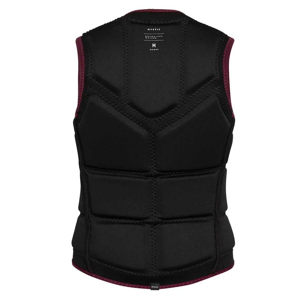Купить Mystic 35005.240246-322-l Женский защитный жилет Star fzip wake Oxblood Red 30x21x6 7ft.ru в интернет магазине Семь Футов
