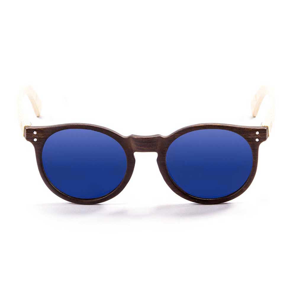 Купить Ocean sunglasses 55001.2 Деревянные поляризованные солнцезащитные очки Lizard Brown Dark / Blue 7ft.ru в интернет магазине Семь Футов