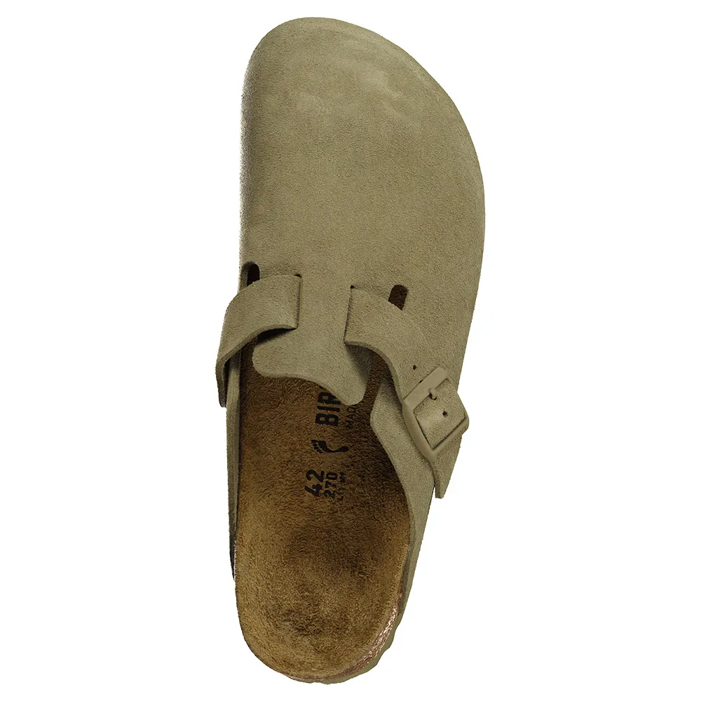 Купить Birkenstock 1025844-39 Деревянные башмаки Boston Leve Narrow Fit Faded Khaki 35x25x15 EU 39 7ft.ru в интернет магазине Семь Футов