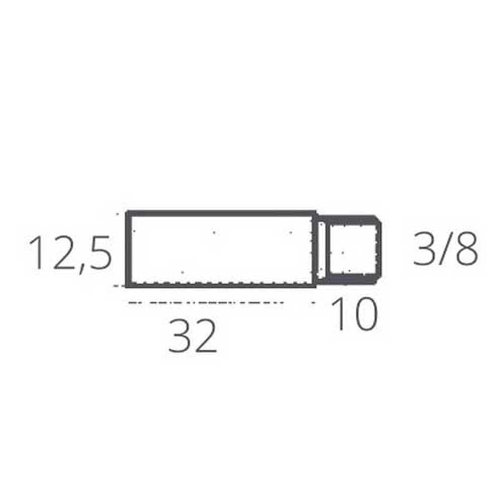 Купить Tecnoseal 2626714 Yanmar 6CX-ETE Цинковый стержень Анод  Silver 32 x 12.5 mm  7ft.ru в интернет магазине Семь Футов