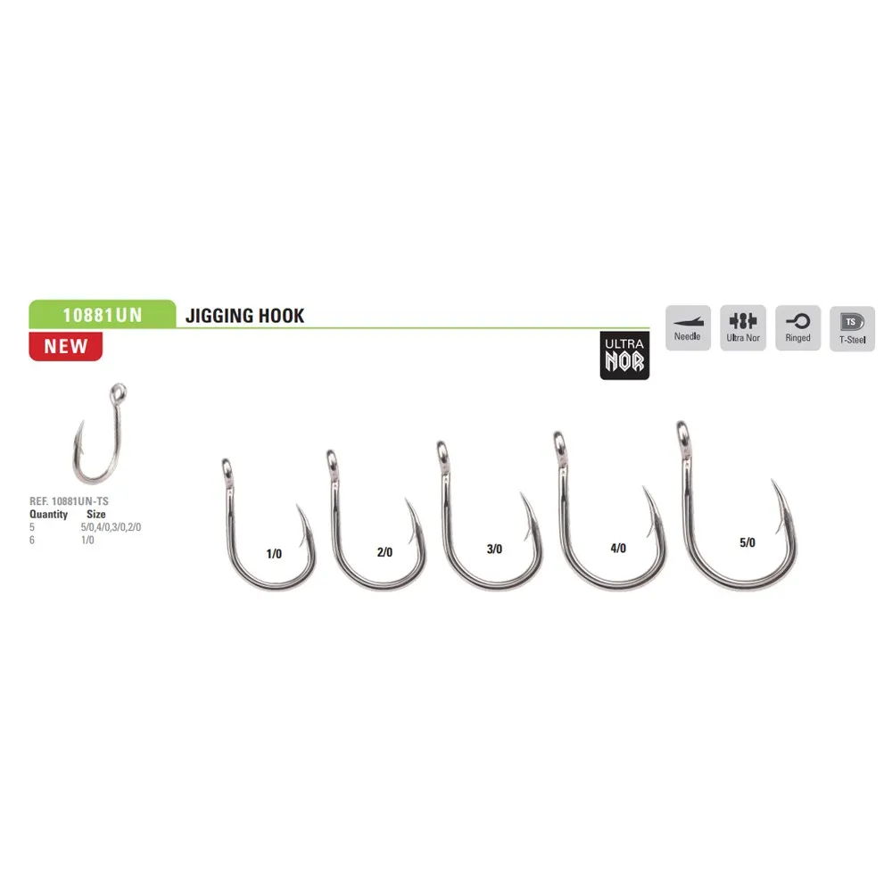 Купить Mustad 10881UN-TS-4/0-5U Однобородный крючок с бородкой UN Jigging Серебристый Titan Steel 4/0 7ft.ru в интернет магазине Семь Футов