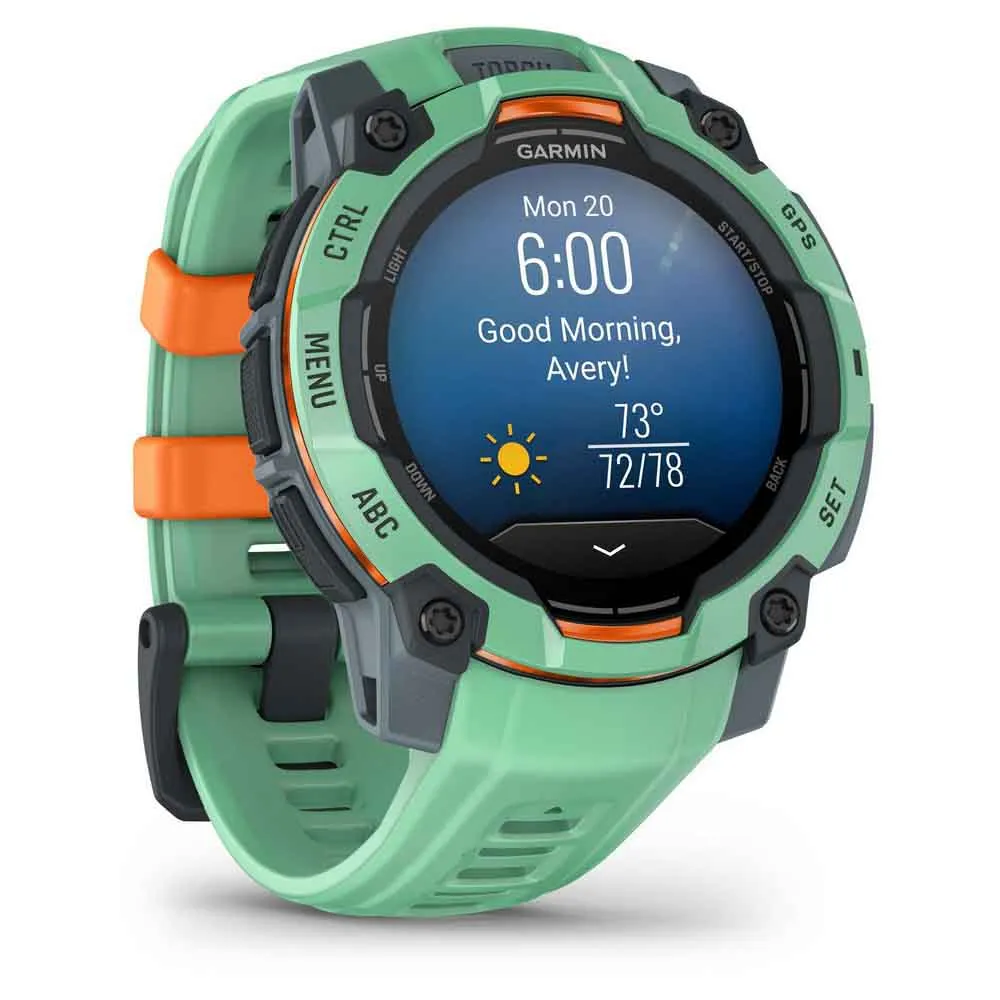 Купить Garmin 010-02936-01 Часы Instinct 3 45 mm Amoled  Green / Green 7ft.ru в интернет магазине Семь Футов