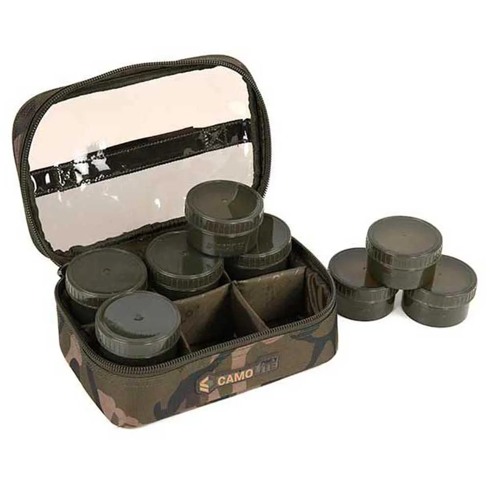 Купить Fox international CLU502 мешок для приманки Camolite™ 8 Pot Hookbait Camo 7ft.ru в интернет магазине Семь Футов