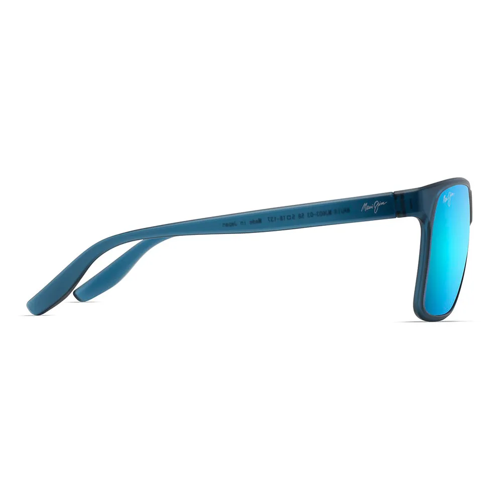 Купить Maui jim b603-03-os поляризованные солнцезащитные очки Pailolo Matte Navy 20x10x10 Blue Hawaii/CAT3 7ft.ru в интернет магазине Семь Футов