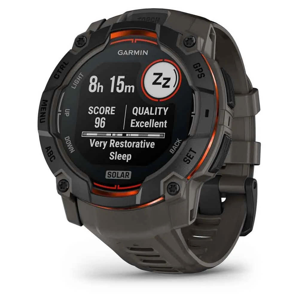 Купить Garmin 010-02935-00 Часы Instinct 3 50 mm Solar Черный  Black / Carbon 7ft.ru в интернет магазине Семь Футов