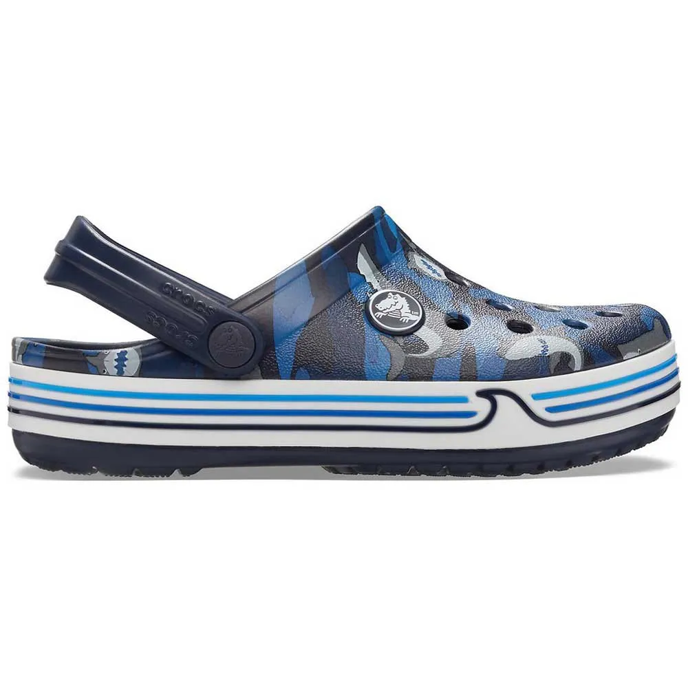 Купить Crocs 206152-410b-c5 Деревянные башмаки Crocband Shark PS Navy 35x25x15 EU 20 7ft.ru в интернет магазине Семь Футов