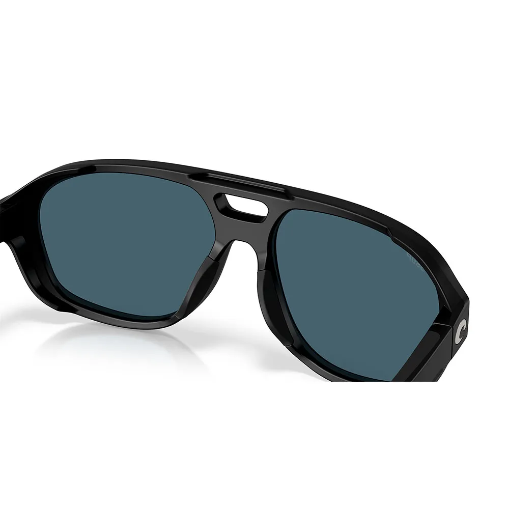 Купить Costa 06s9133-91330155 поляризованные солнцезащитные очки Street heat Matte Black 016 20x10x10 Gray 580P/CAT3 7ft.ru в интернет магазине Семь Футов