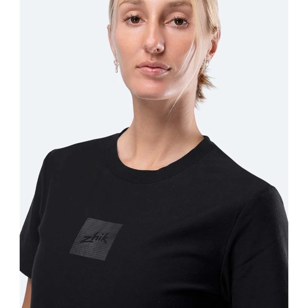 Купить Zhik tee-0735-w-blk-lll Футболка с коротким рукавом Carbon Black 30x20x5 7ft.ru в интернет магазине Семь Футов