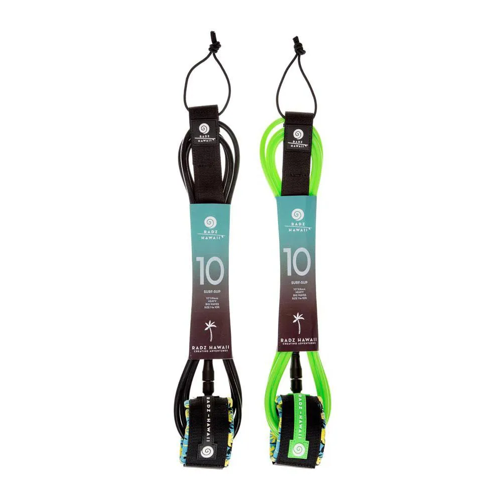 Купить Radz hawaii leash108c1 серф-лиш Hard Surf 10´ 8mm Black 20x18x10 3 m x 8 mm 7ft.ru в интернет магазине Семь Футов