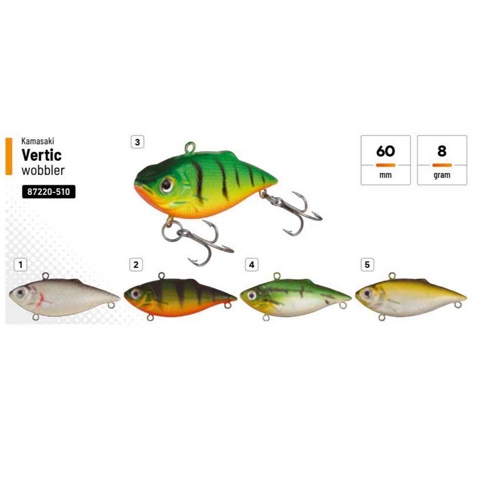 Купить Kamasaki 87220502 Wobbler Vertic 872155 Пескарь 60 mm 8g  2 7ft.ru в интернет магазине Семь Футов