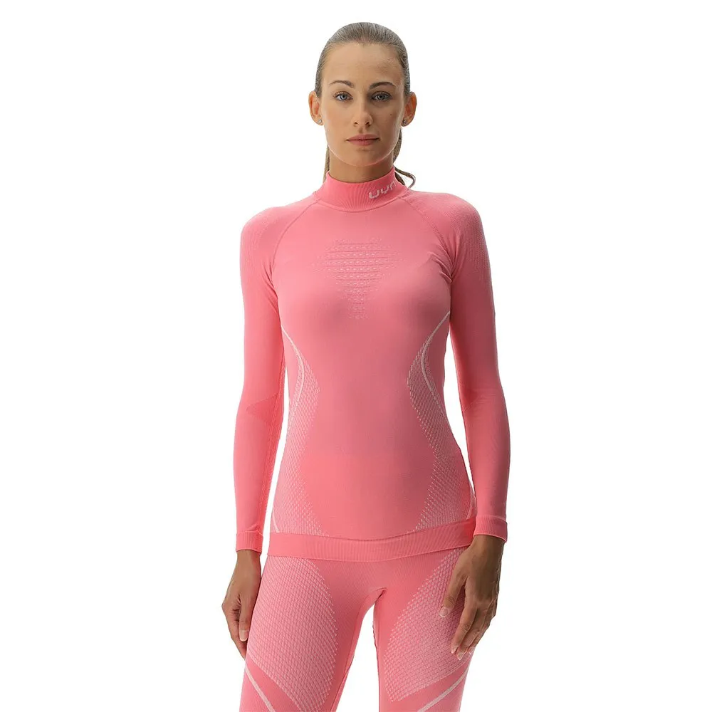Купить UYN u100038-p372-l/xl Базовый слой с длинным рукавом Evolutyon Turtle Neck Flamingo / White / White 30x25x2 L / XL 7ft.ru в интернет магазине Семь Футов