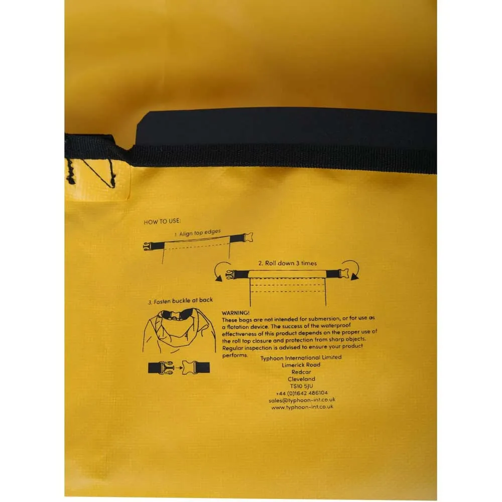 Купить Typhoon 360340-0010 Герметичный мешок Seaton Dry Roll Top 10L Желтый Yellow / Black 7ft.ru в интернет магазине Семь Футов