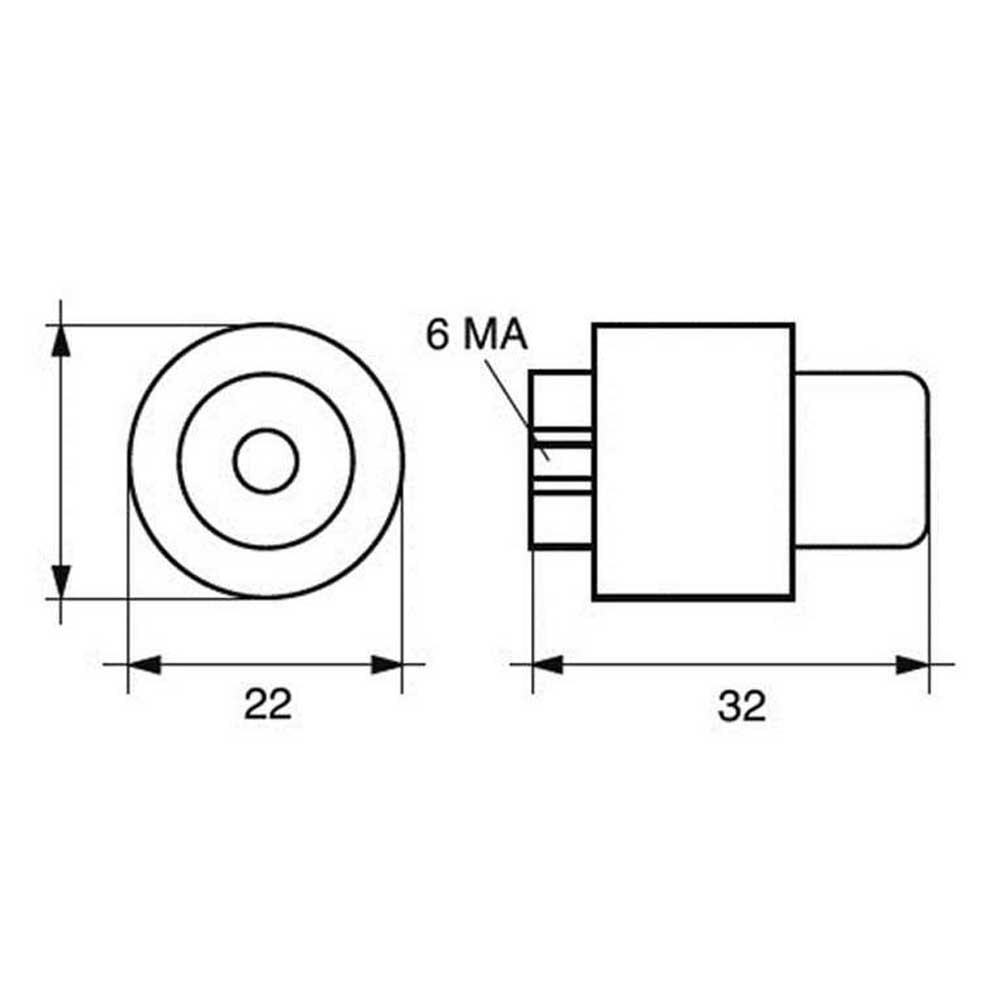 Купить Tecnoseal 2626432 80-300HP Цинковый цилиндрический анод  Silver 100 x 45 mm  7ft.ru в интернет магазине Семь Футов