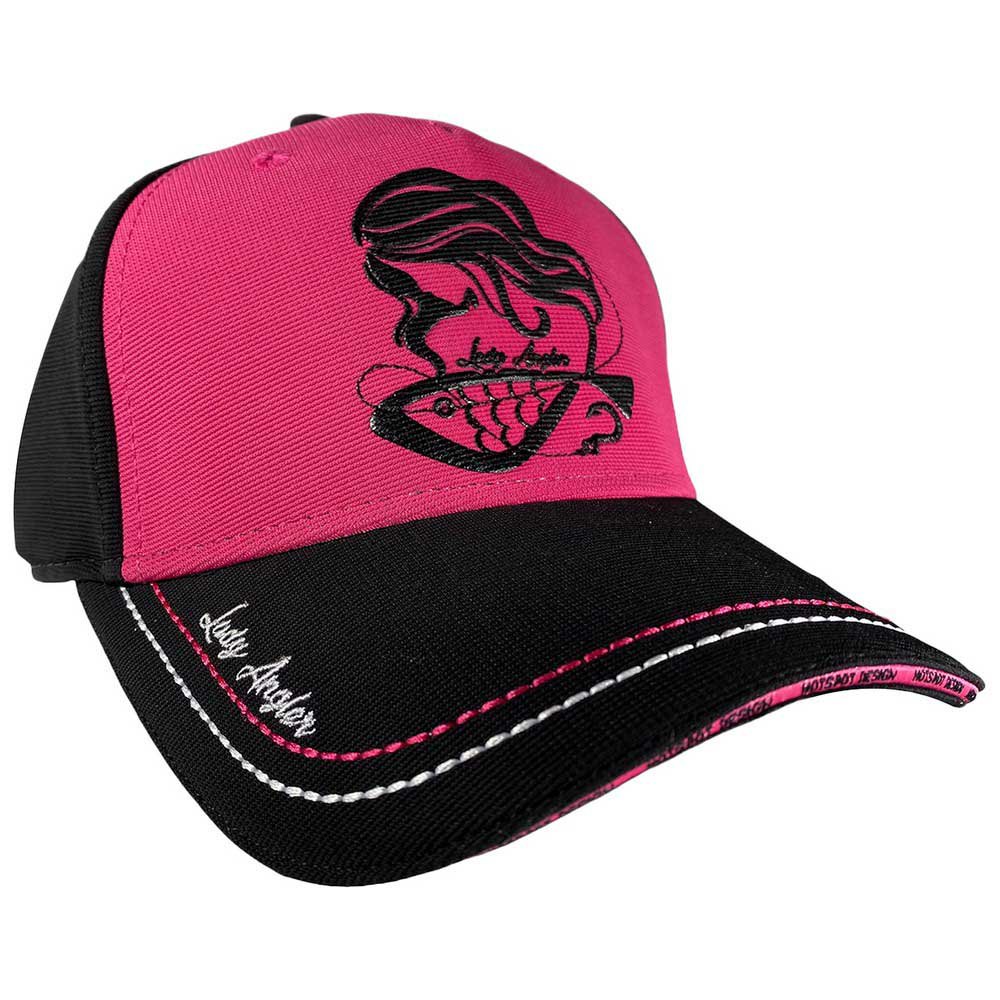 Купить Hotspot design 010102499 Кепка Lady Angler Черный  Black / Pink 7ft.ru в интернет магазине Семь Футов