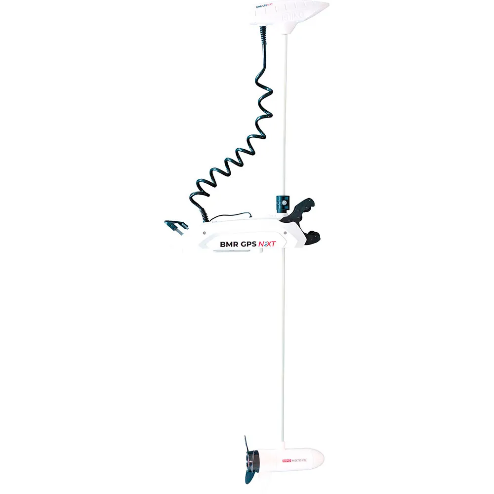 Купить Rhino r2000010 Электрический подвесной мотор BMR GPS NxT 65 Longshaft 12V White 120x55x22 7ft.ru в интернет магазине Семь Футов