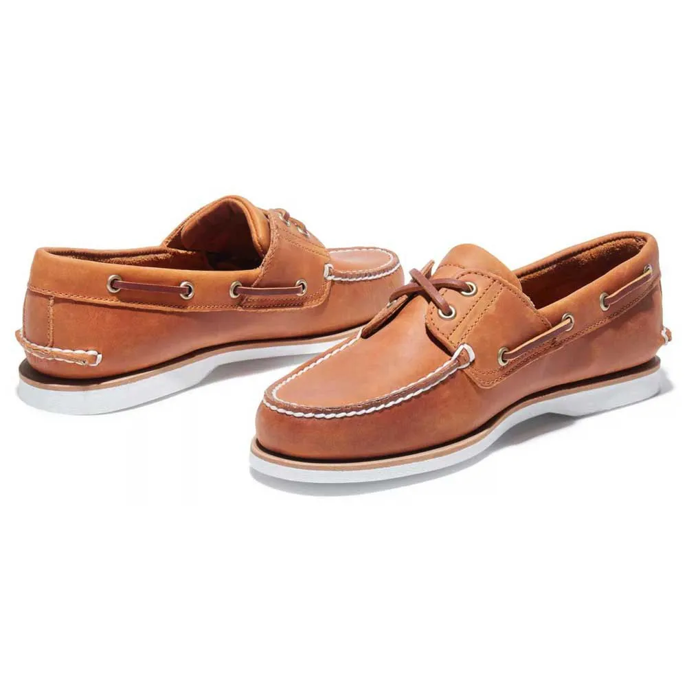 Купить Timberland tb0a43v98771w-130 Палубные туфли Classic 2 Eye Apricot Buff 35x25x15 EU 47.5 7ft.ru в интернет магазине Семь Футов