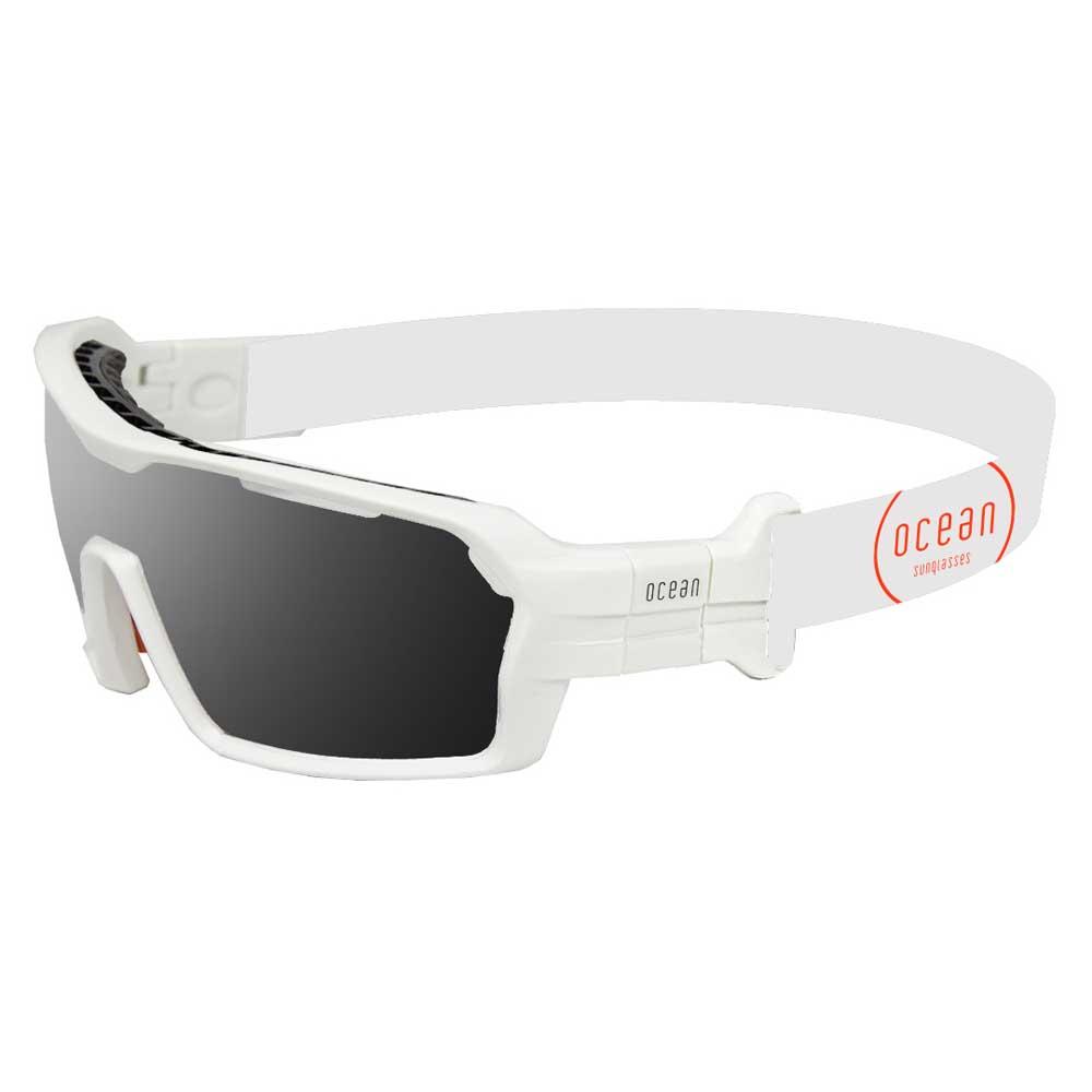 Купить Ocean sunglasses 3700.2X поляризованные солнцезащитные очки Chameleon Matte White White Strap/CAT3 7ft.ru в интернет магазине Семь Футов