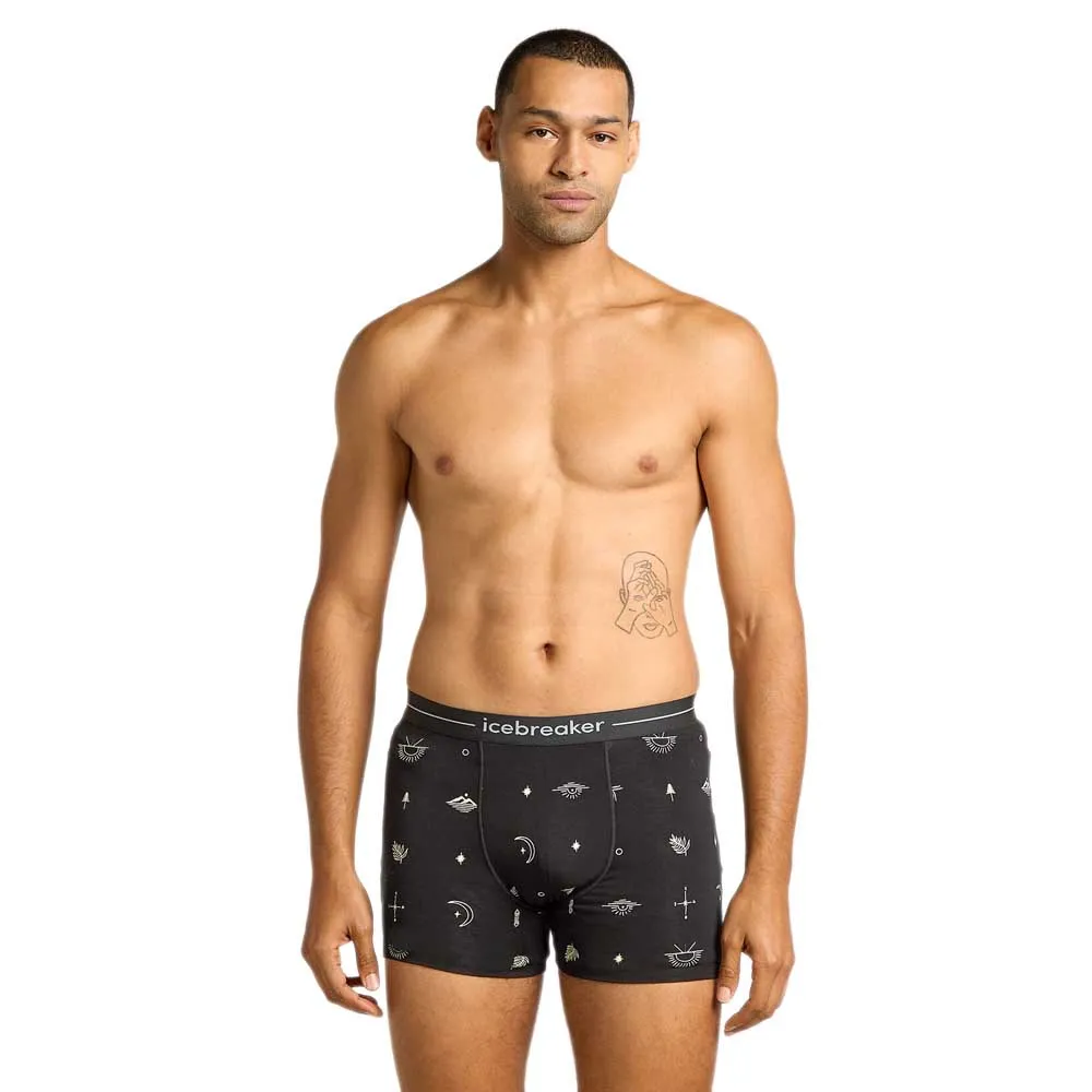 Купить Icebreaker 0A5773124XL трусы-боксёры Merino 150 Anatomica Explore More Черный Black / Aop XL 7ft.ru в интернет магазине Семь Футов