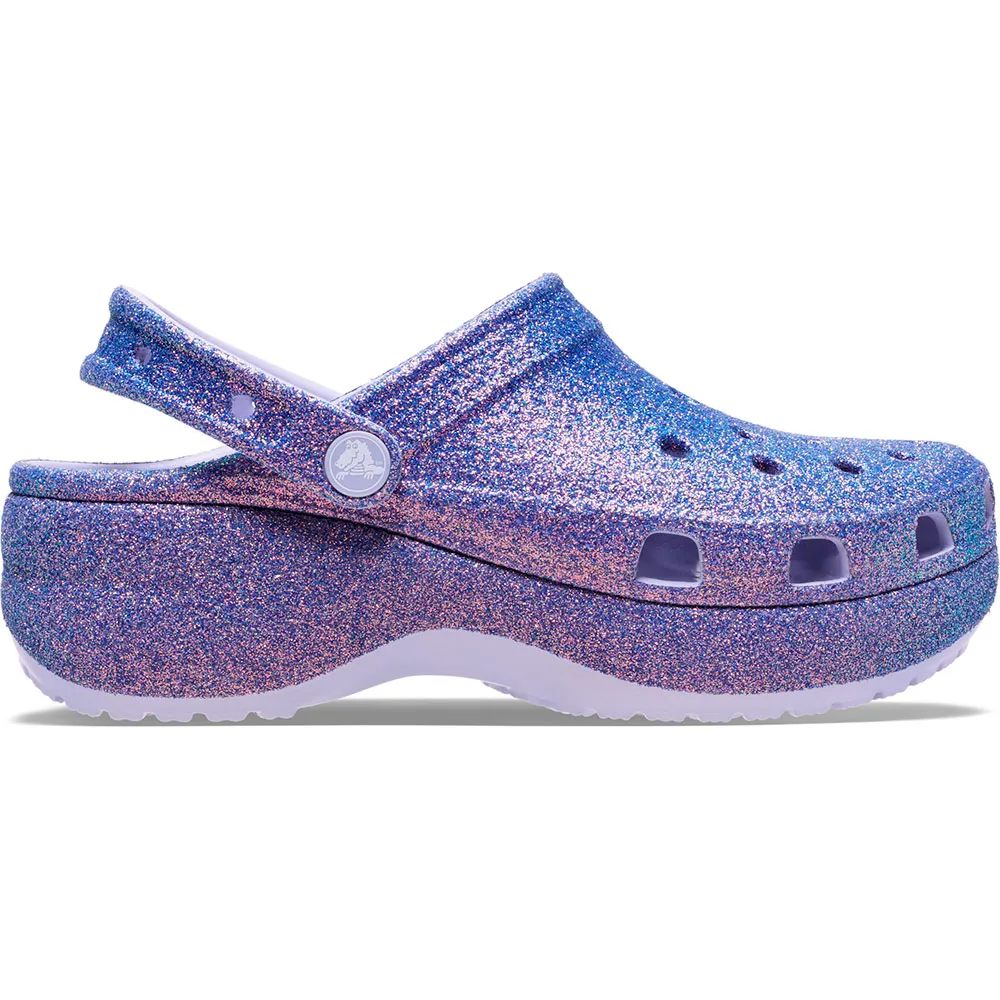 Купить Crocs 211024-5br-w6 Деревянные башмаки Platform Irid Glitter Purple Moon 35x25x15 EU 36 7ft.ru в интернет магазине Семь Футов