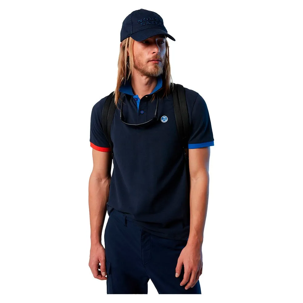 Купить North sails 692398-0802-XL Поло с короткими рукавами Graphic 692398 Голубой Navy Blue XL 7ft.ru в интернет магазине Семь Футов