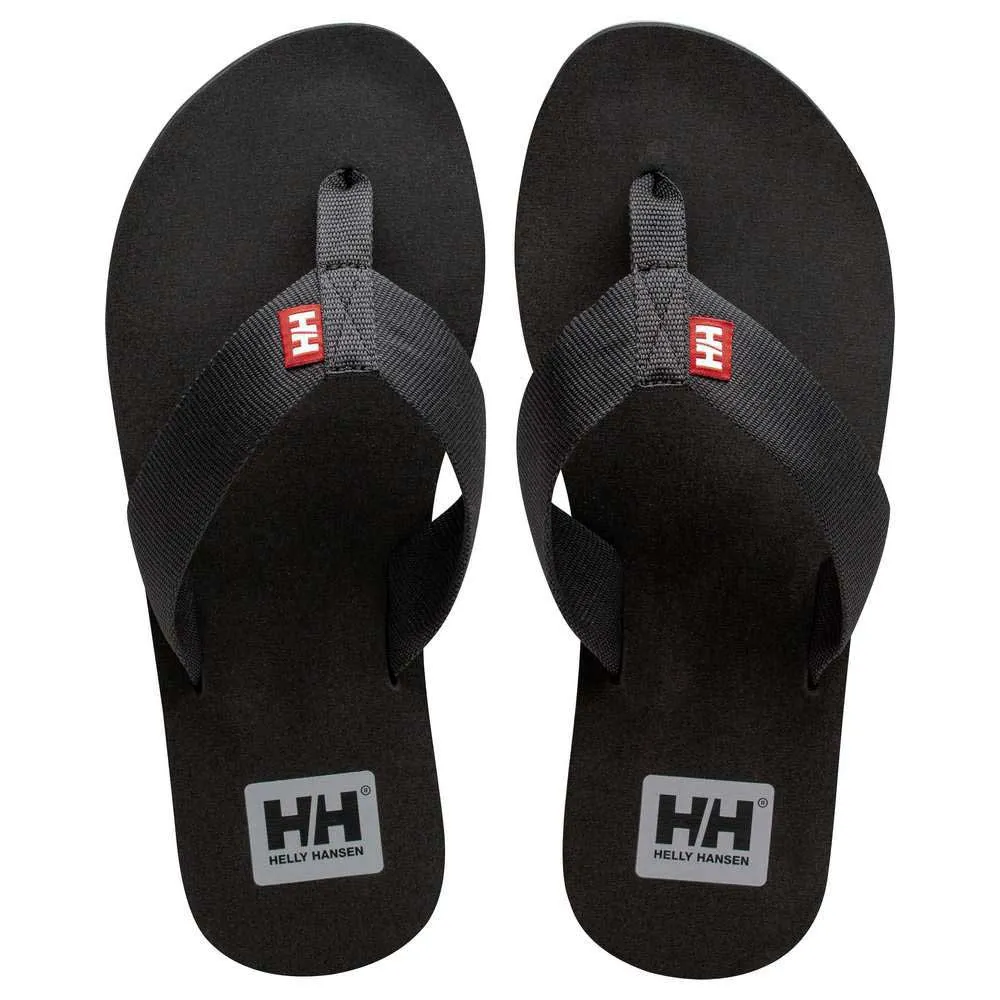 Купить Helly hansen 11956_993-9 Шлёпанцы Logo 2 Black / Ebony / New Light 32x20x10 EU 42.5 7ft.ru в интернет магазине Семь Футов