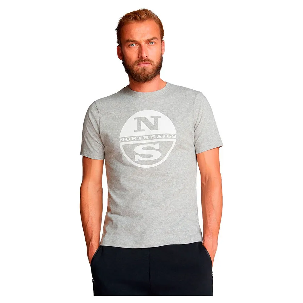 Купить North sails 692792-0926-4 Футболка с коротким рукавом Graphic Серый Grey Melange L 7ft.ru в интернет магазине Семь Футов